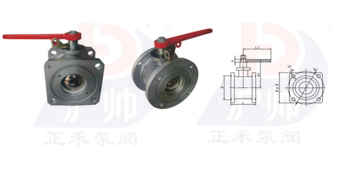 Q41F圓法蘭槽車球閥結(jié)構(gòu)圖 Q41F圓法蘭槽車球閥結(jié)構(gòu)圖